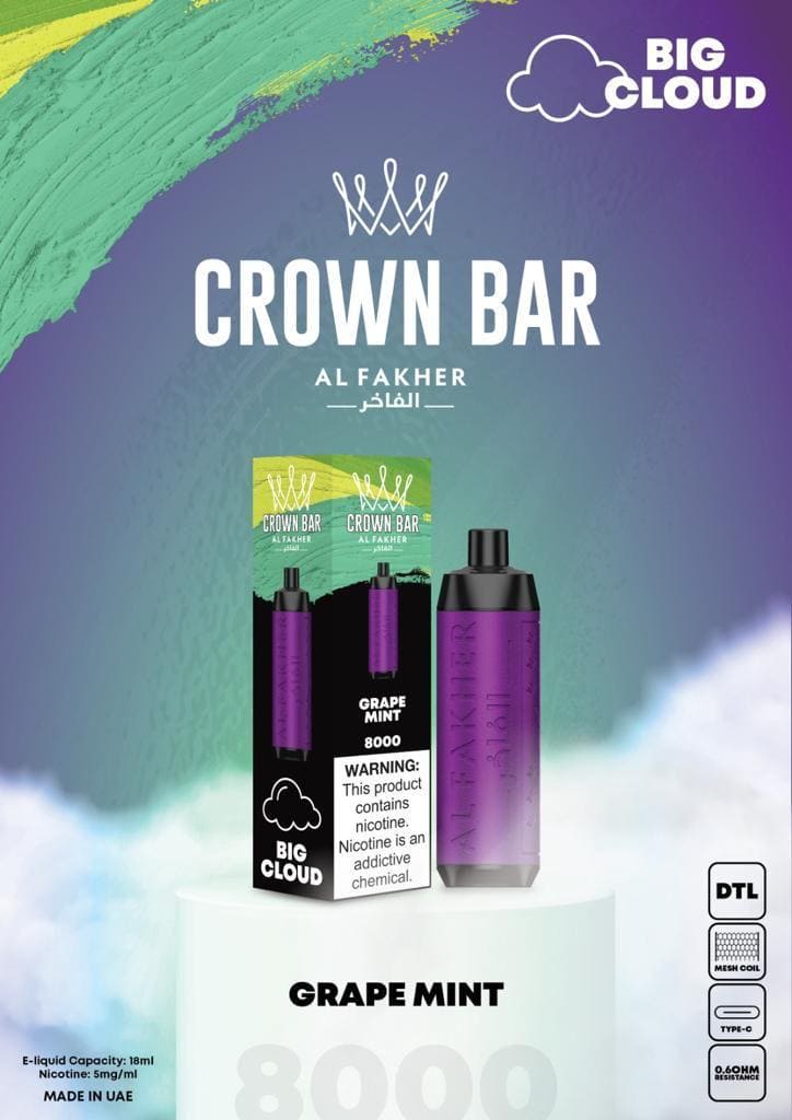 al fakher crown bar 8000 fake vs original Al Fakher Crown Bar 8000 Fake Vs Original Guide to the Al Fakher Crown Bar  8000 main image 0